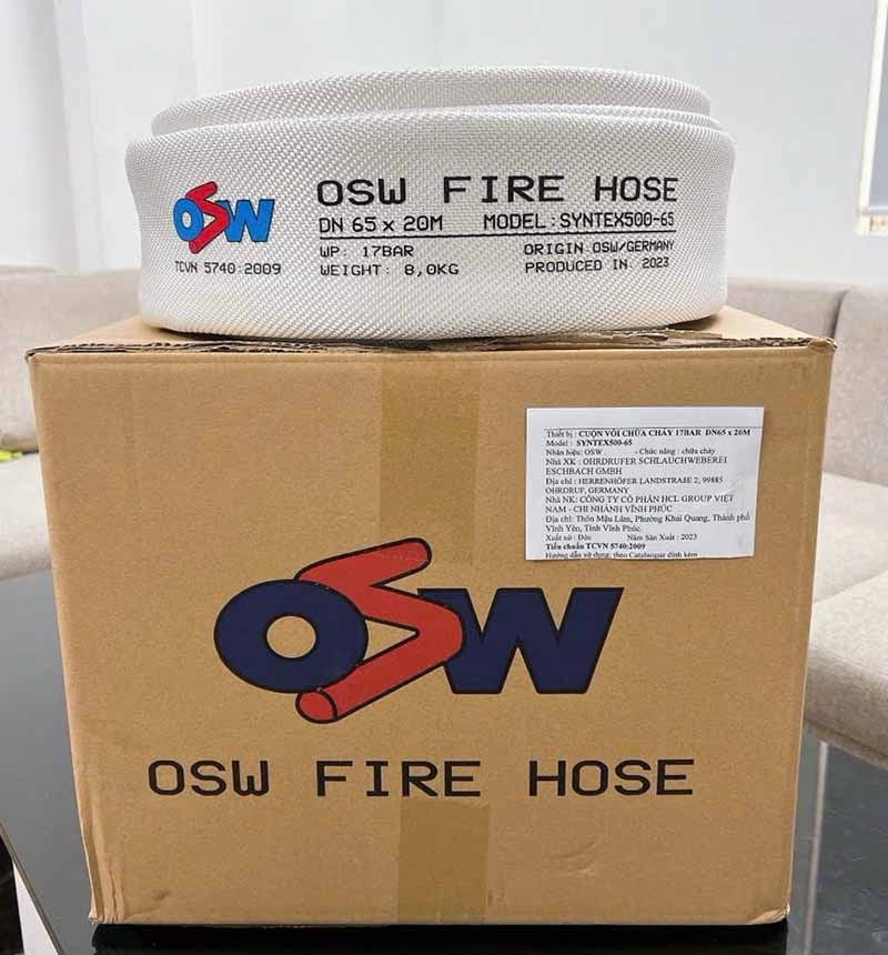 Cuộn vòi chữa cháy OSW nhập khẩu từ Đức đã được kiểm định là lựa chọn an toàn, chất lượng trong PCCC