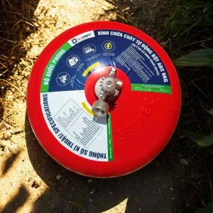 Bình cầu chữa cháy tự động bột ABC 6kg Bộ Quốc Phòng