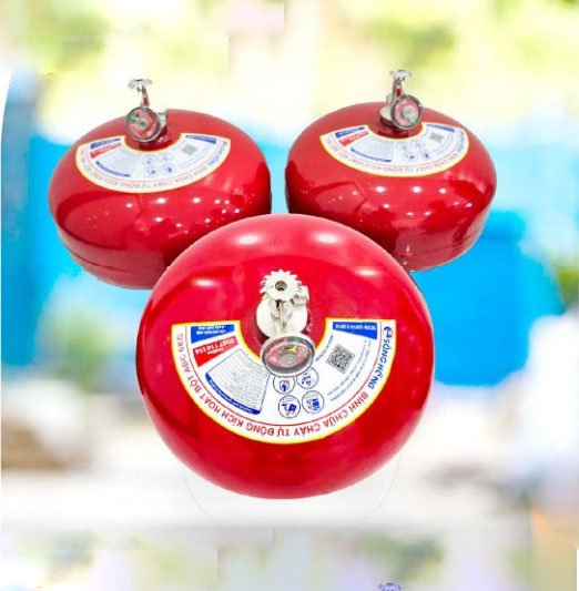 Bình cầu chữa cháy tự động bột ABC 6kg Sông Hồng SH.APC6