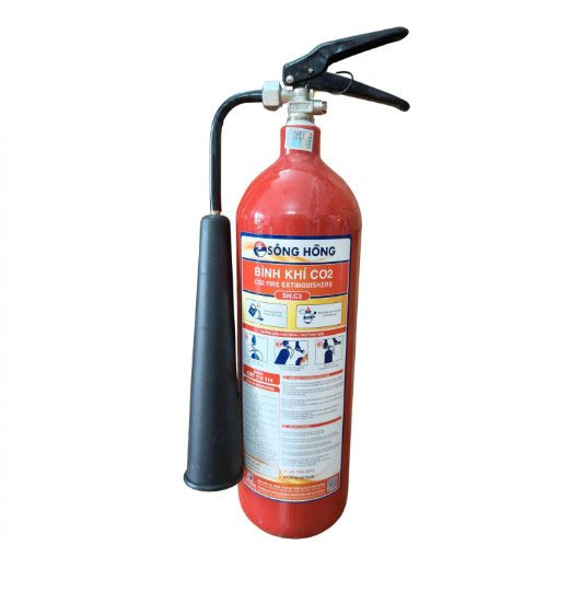 Bình chữa cháy khí CO2 3kg Sông Hồng SH.C3